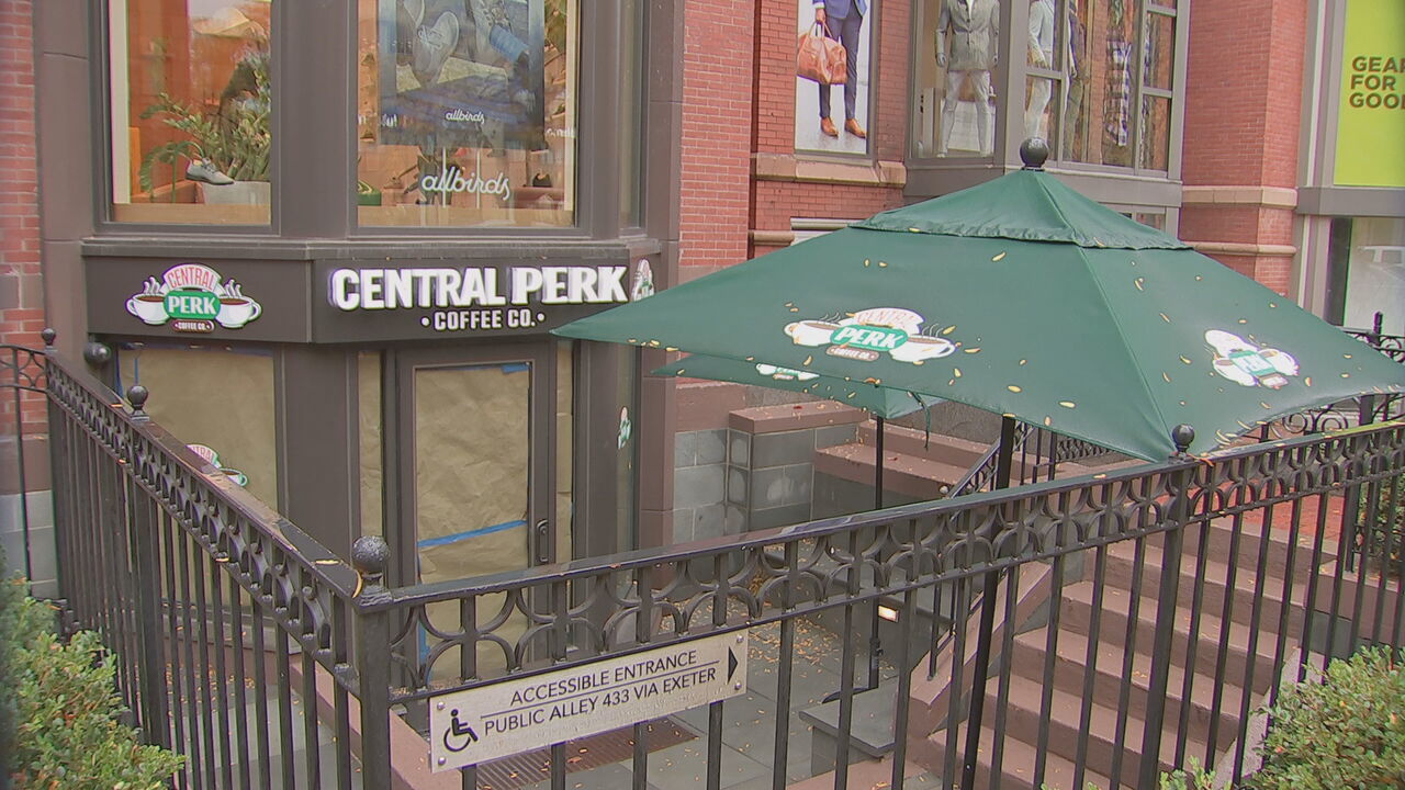 Take a look inside Central Perk Coffeehouse on Newbury Street