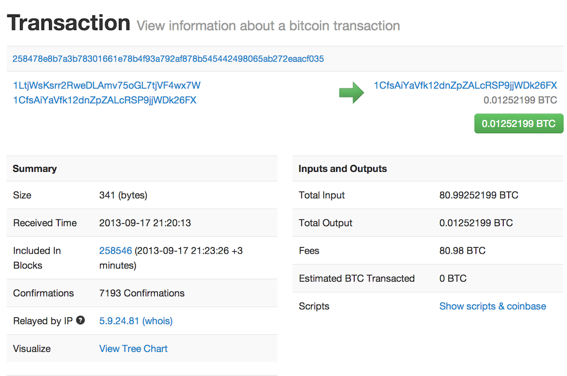 bitcoin transfers