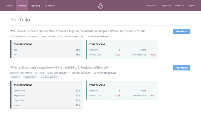 Augur: Ethereum Prediction Markets with Joey Krug - Software Engineering  Daily