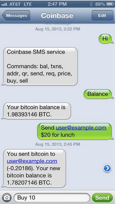 bitcoins buy sms messages