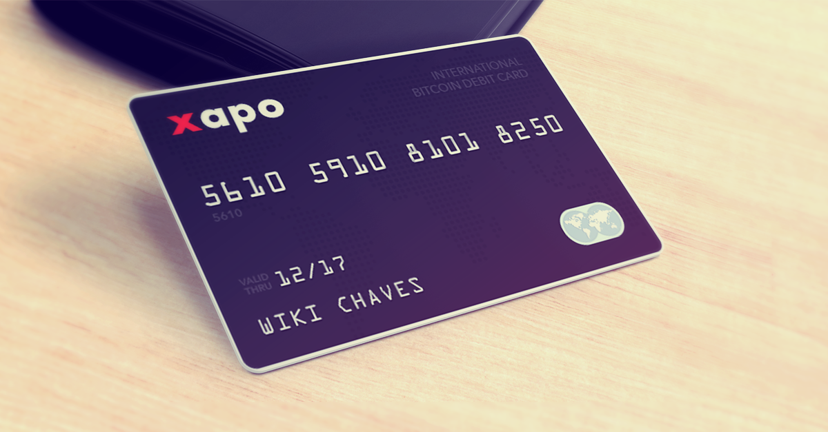 Cryptocurrency Credit Cards : xapo