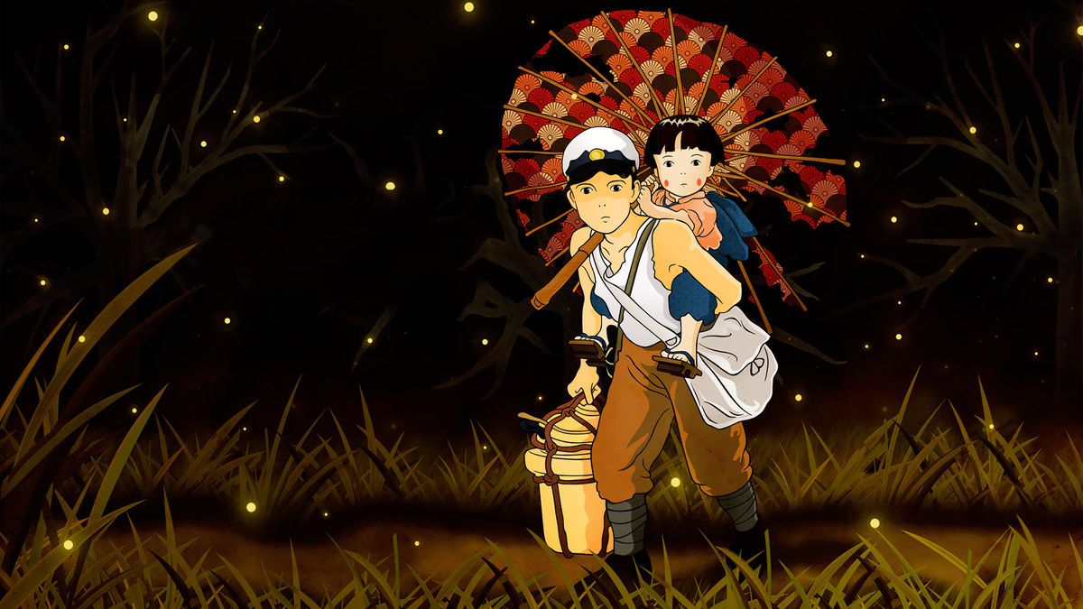 Animación Grave Of The Fireflies Hotaru No Haka Película Cómic Cubierta Dañado 