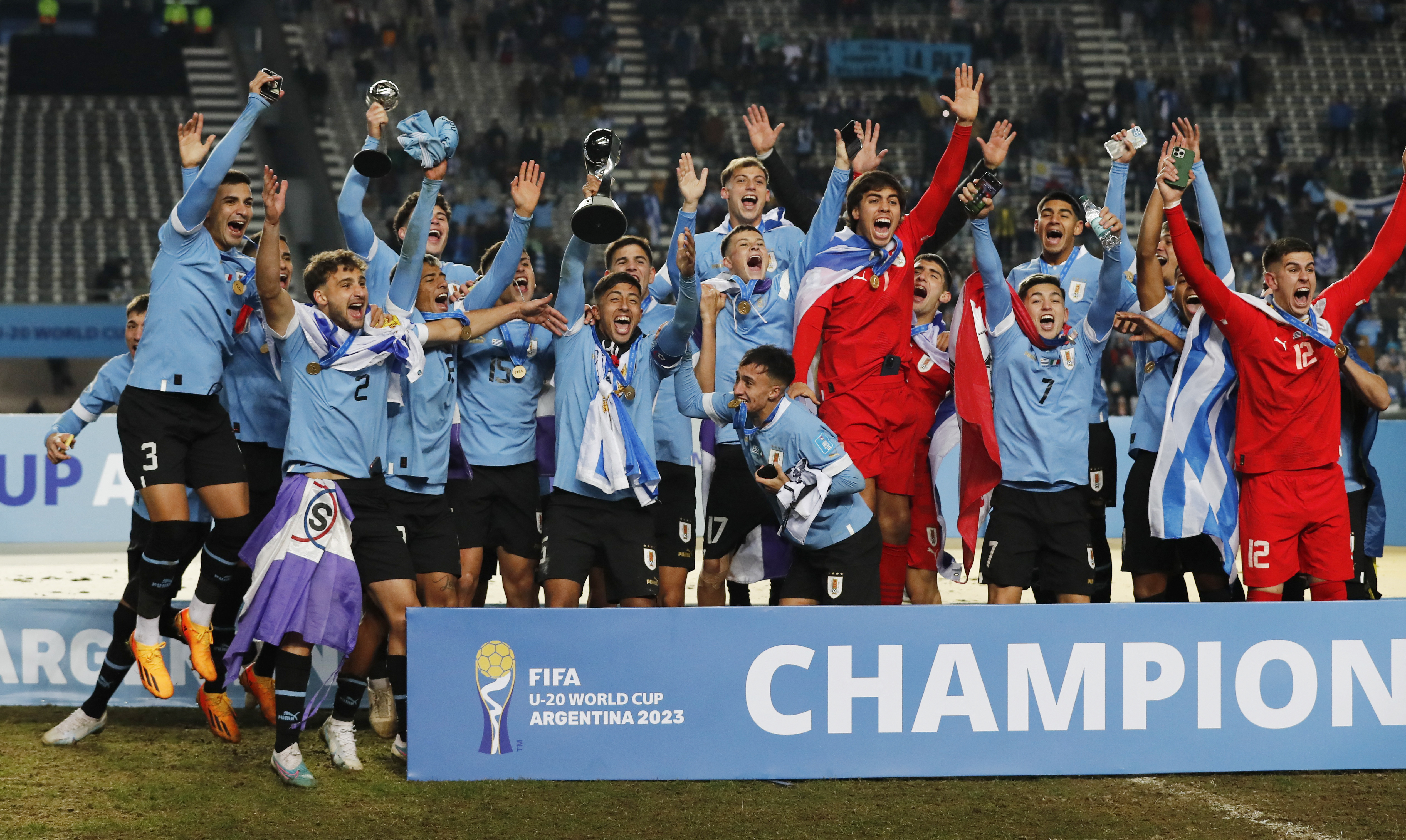 Cómo está compuesto el plantel de Uruguay campeón del Mundial Sub-20