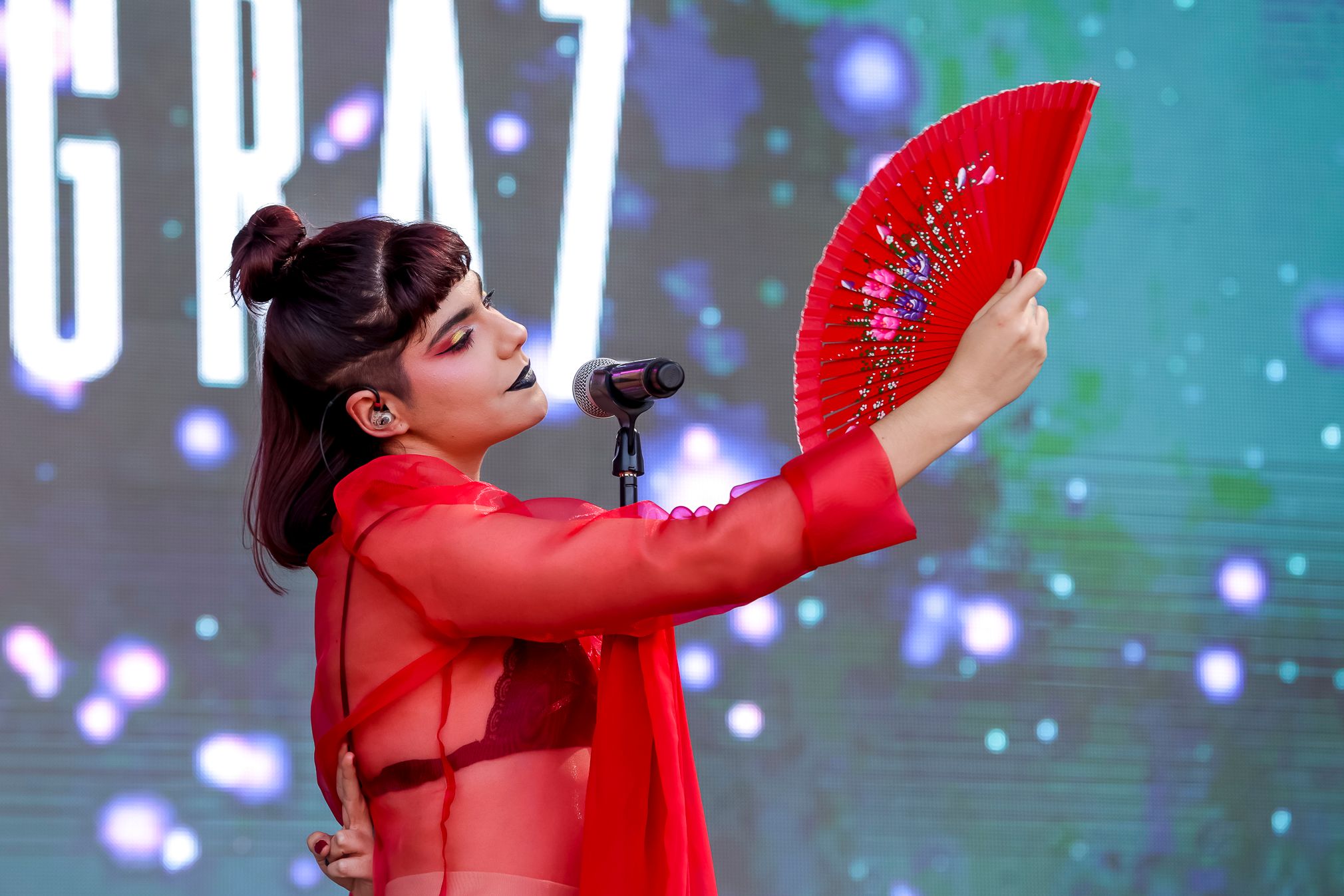 Dulce y Agraz en Lollapalooza 2022. Fotografía de Ramón eMe