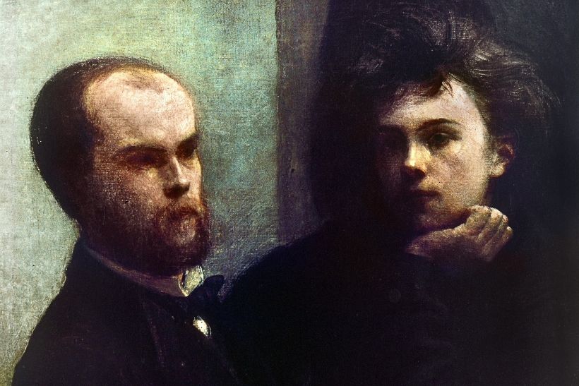 Verlaine y Rimbaud. Detalle de Le coin de table, de Henri Fantin-Latour. The Granger Collection, New York.