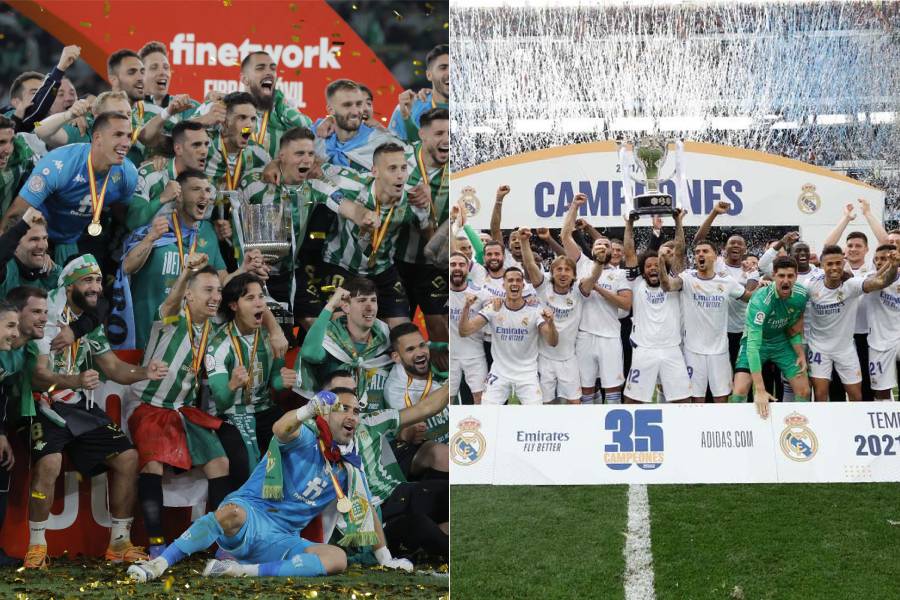 Real Betis y Real Madrid realizarán un doble pasillo en la última fecha de la liga española.