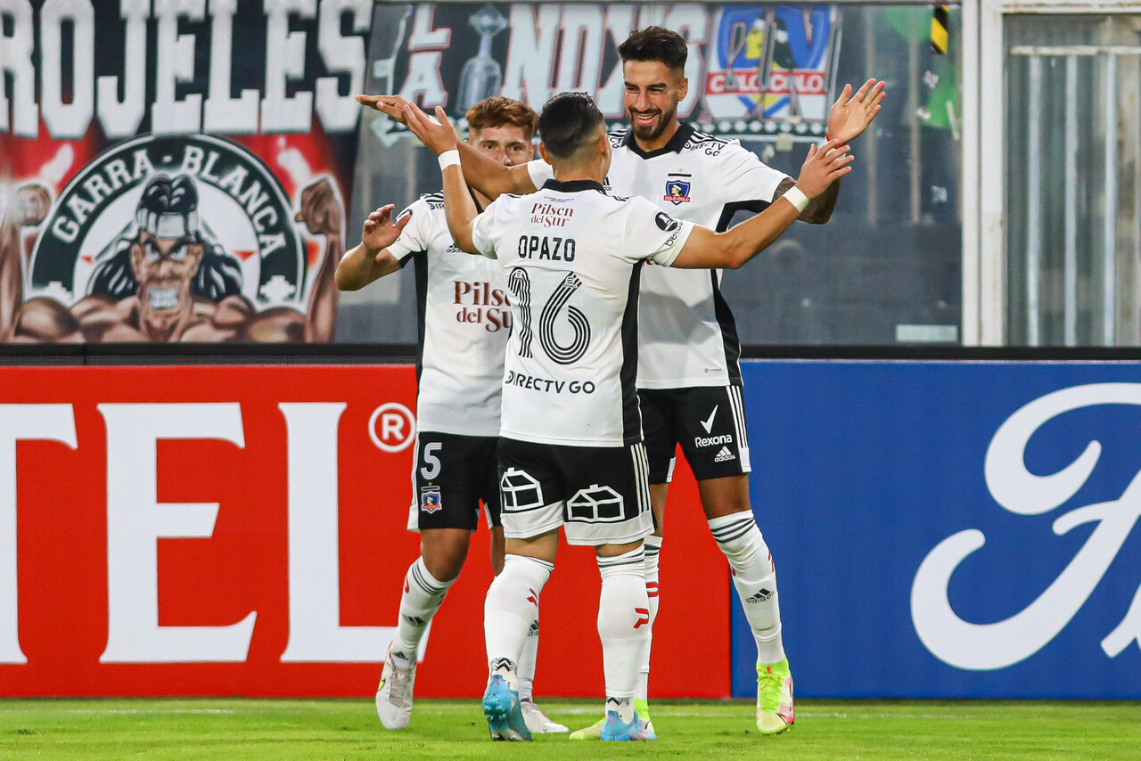 Lucero anotó el primer gol de Colo Colo ante Alianza Lima. FOTO: AGENCIAUNO