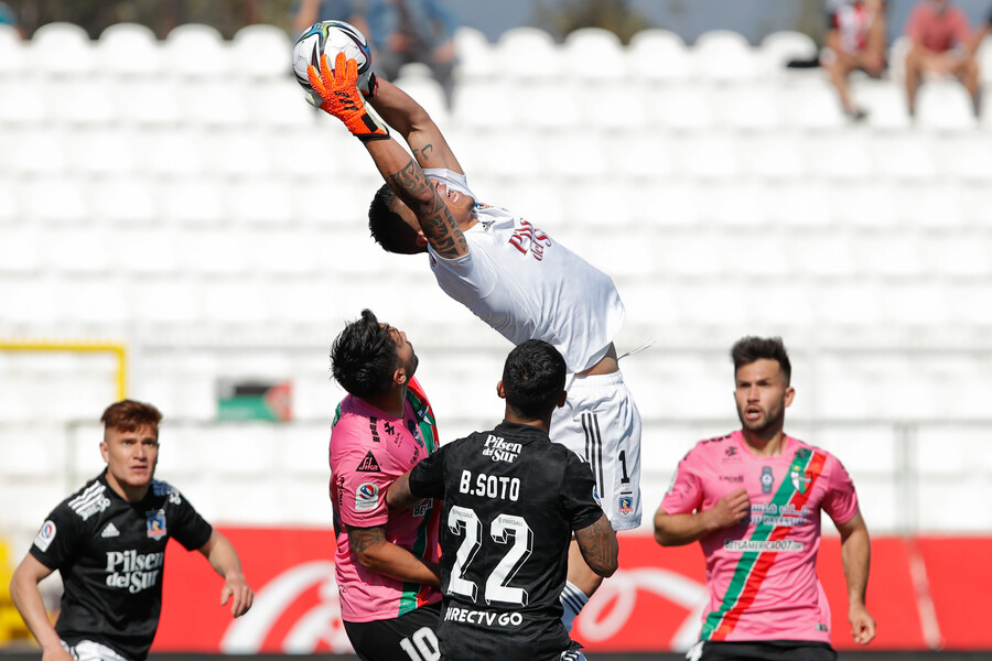 Colo Colo le ganó a Palestino en su última visita a La Cisterna. FOTO: AGENCIAUNO