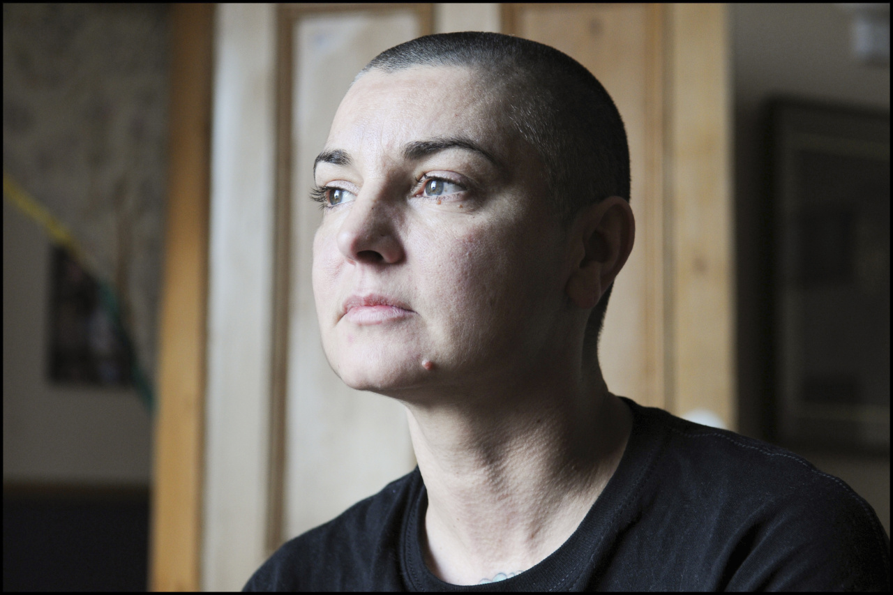 Sinead O'Connor at her home in Ireland.