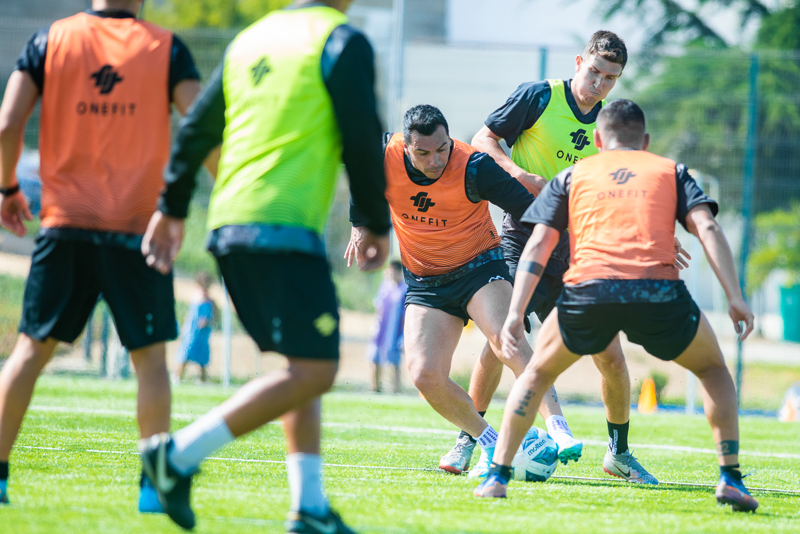 Esteban Paredes, en la pretemporada del SAU