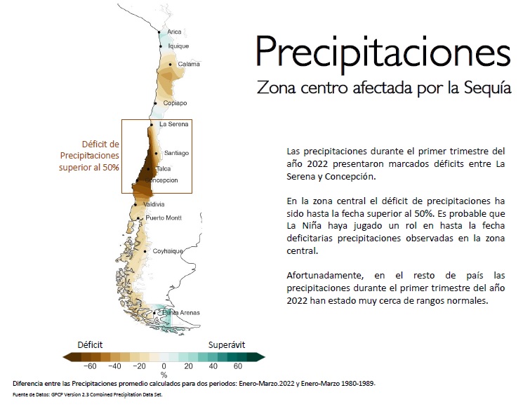 De megasequía a hipersequía: zona central continuará perdiendo  precipitaciones al menos durante las próximas tres décadas - La Tercera