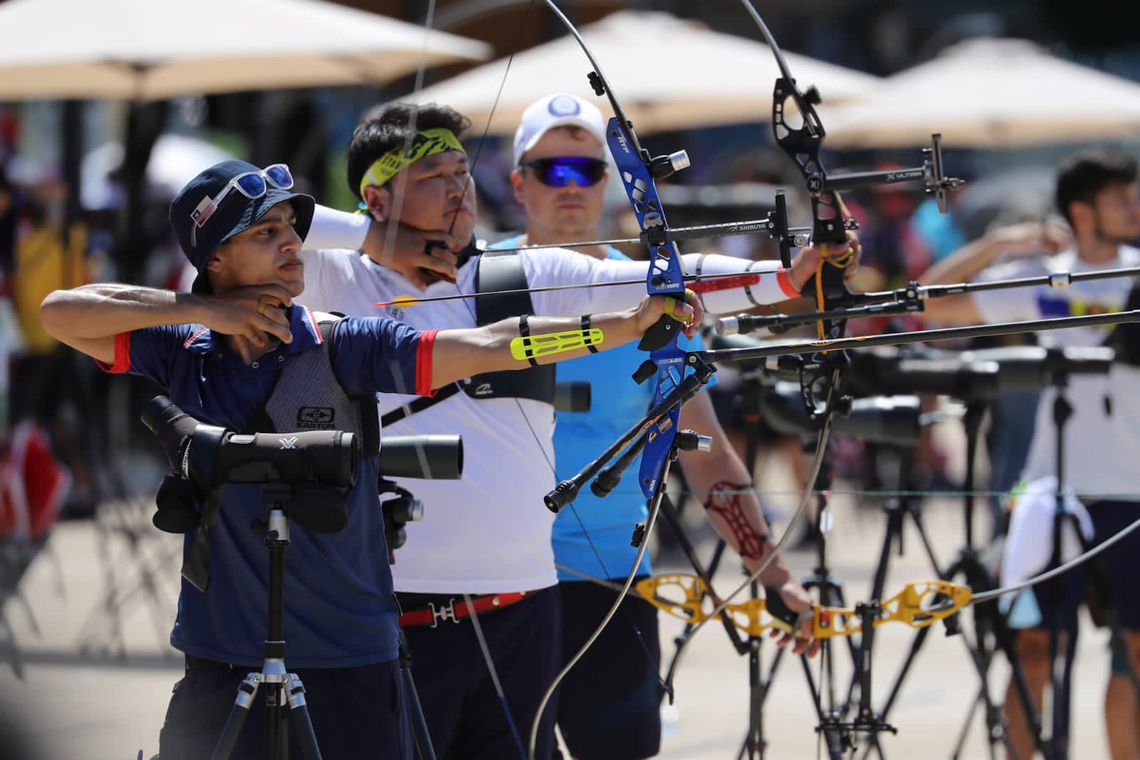 Andrés Aguilar consiguió su mejor registro personal en la ronda clasificatoria del tiro con arco en los Juegos Olímpicos de Tokio 2020.