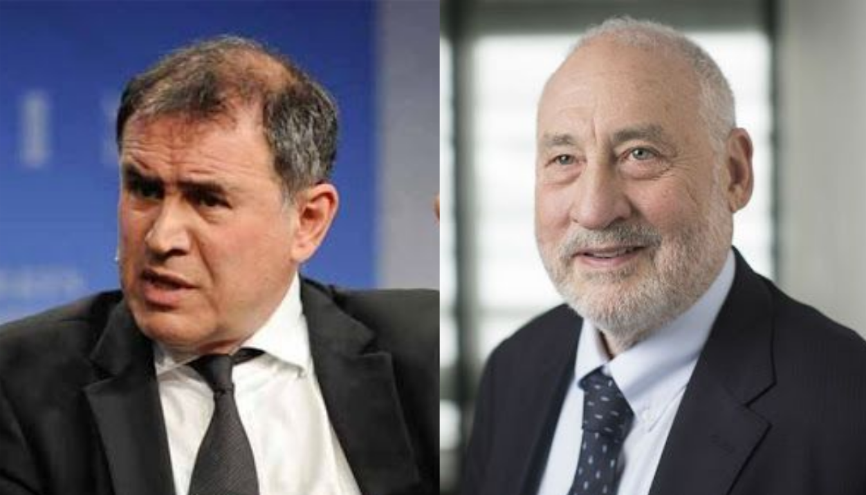 Stiglitz y Roubini advierten sombrío panorama económico y afirman que el capitalismo podría recibir una paliza