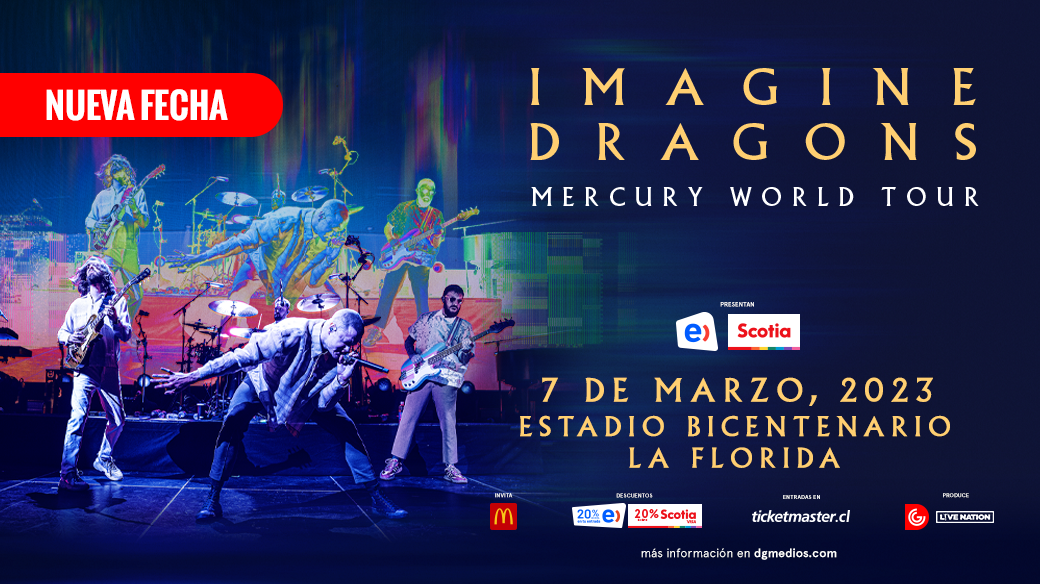Imagine Dragons anuncia la nueva fecha para su concierto en Chile - La  Tercera