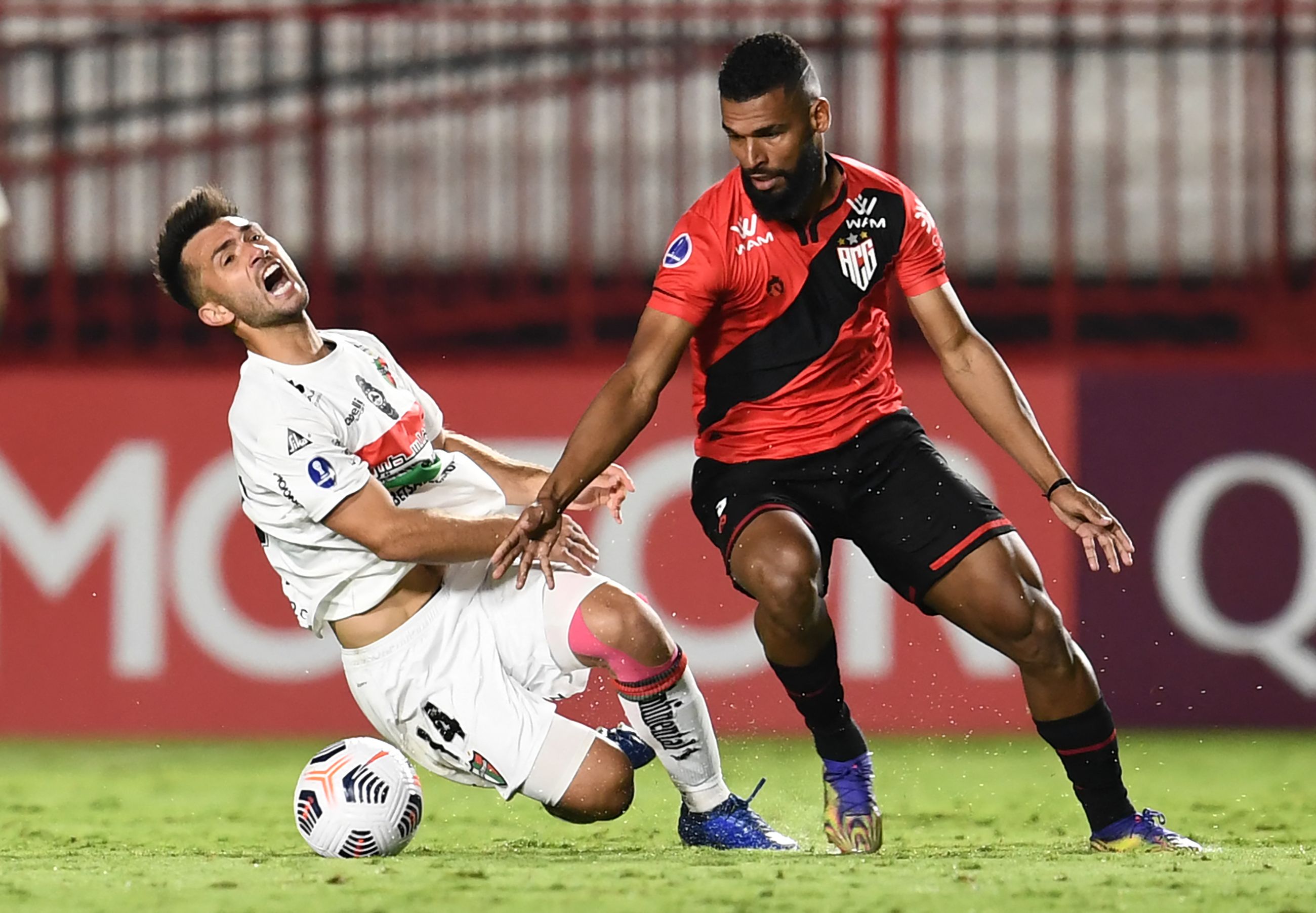 Palestino no pudo vencer a Goianiense, en Brasil, por la Sudamericana.