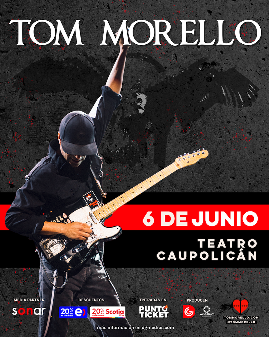 Tom Morello en Chile - La Tercera