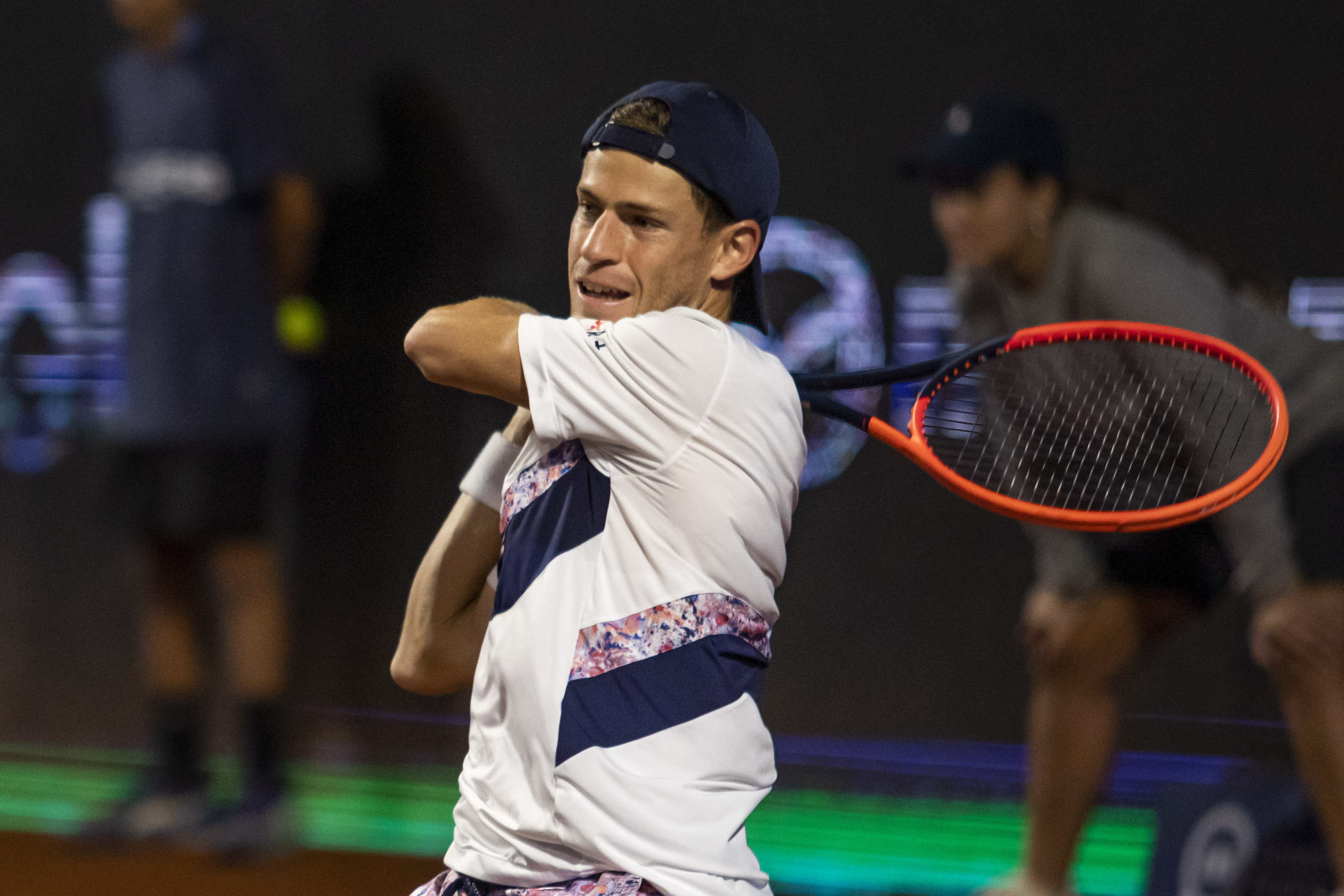 Diego Schwartzman, en el partido ante Jarry.