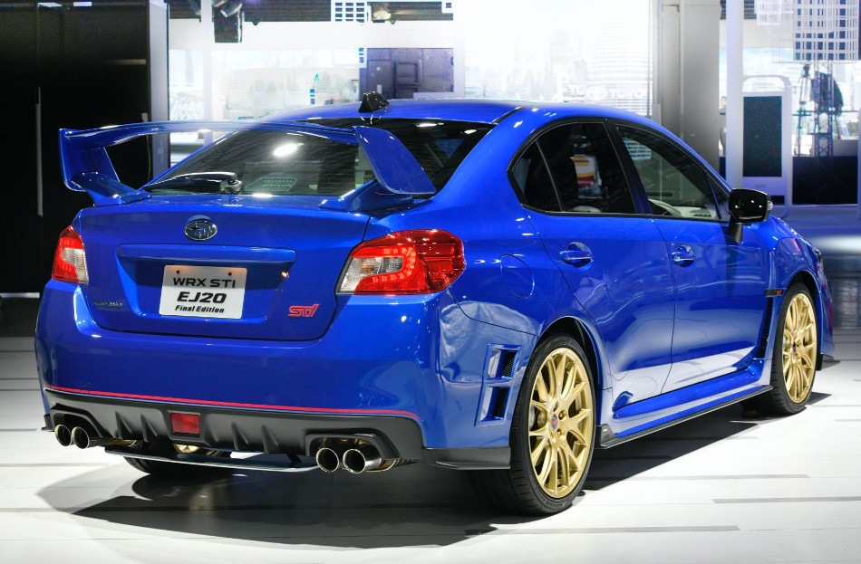 WRX STI EJ 20 Final Edition: Subaru le dice adiós a su motor más
