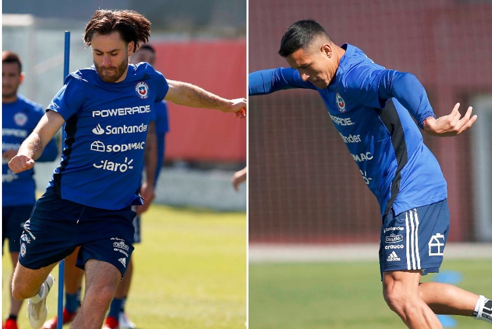 Brereton y Sánchez, las esperanzas de gol de la Roja.