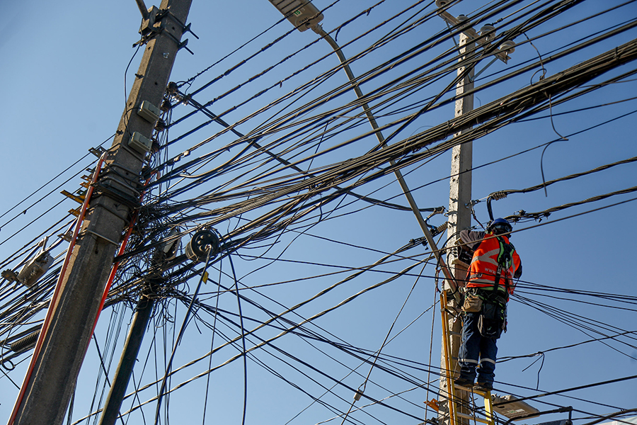 Tendido electico en desuso