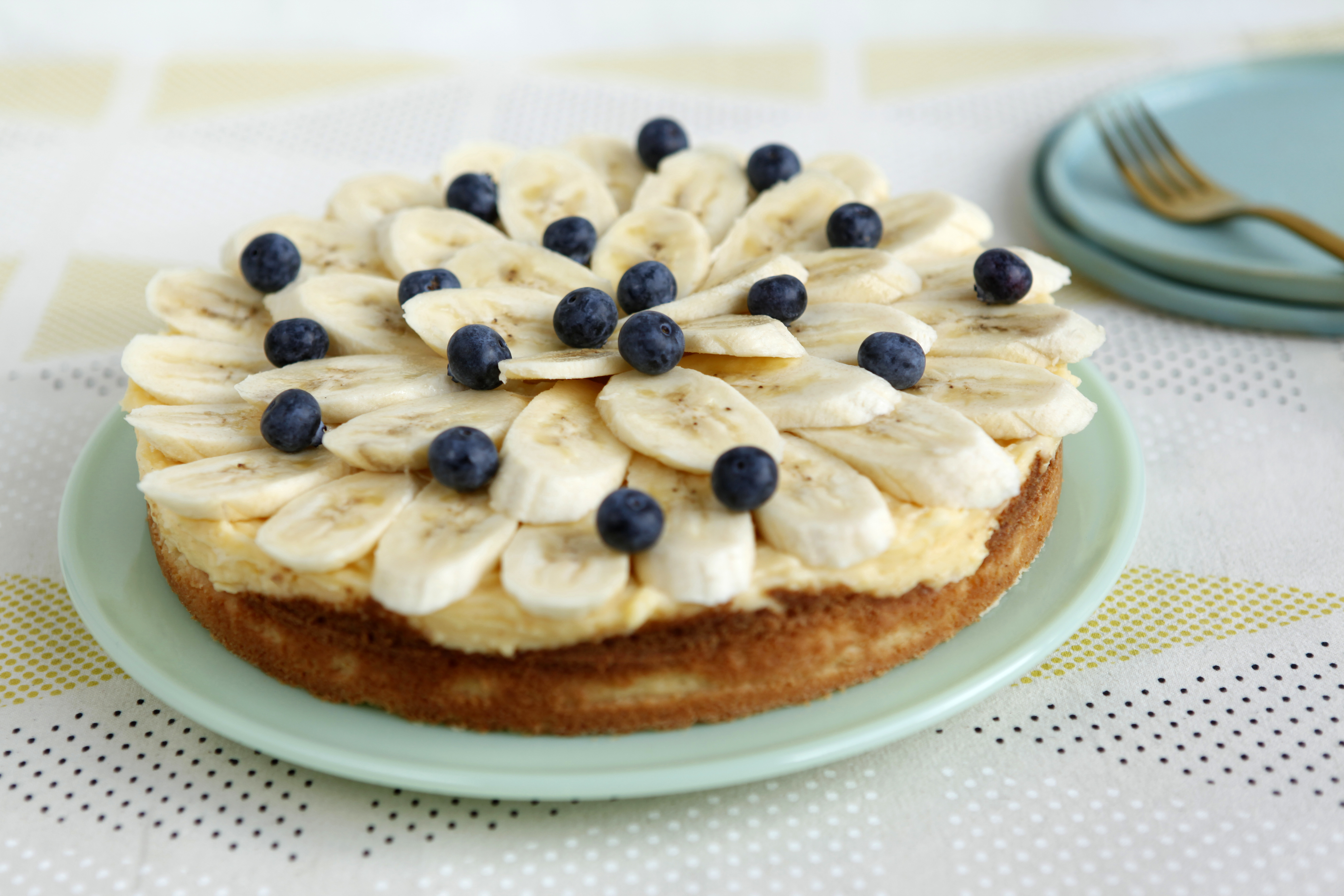 Cómo hacer tarta de plátano y crema pastelera - La Tercera