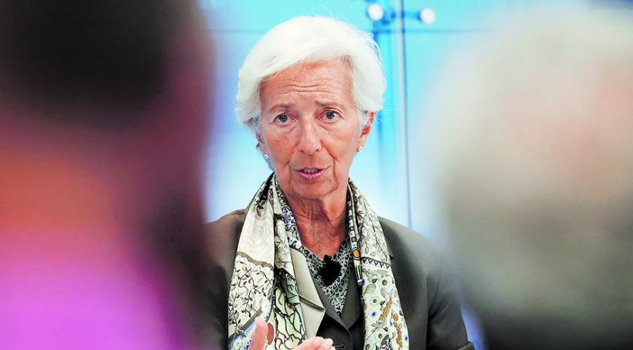 US-IMF-DIRECTOR-CHRISTINE-LAGARDE-PARTICIPATES-IN-AEI-DISCUSSION