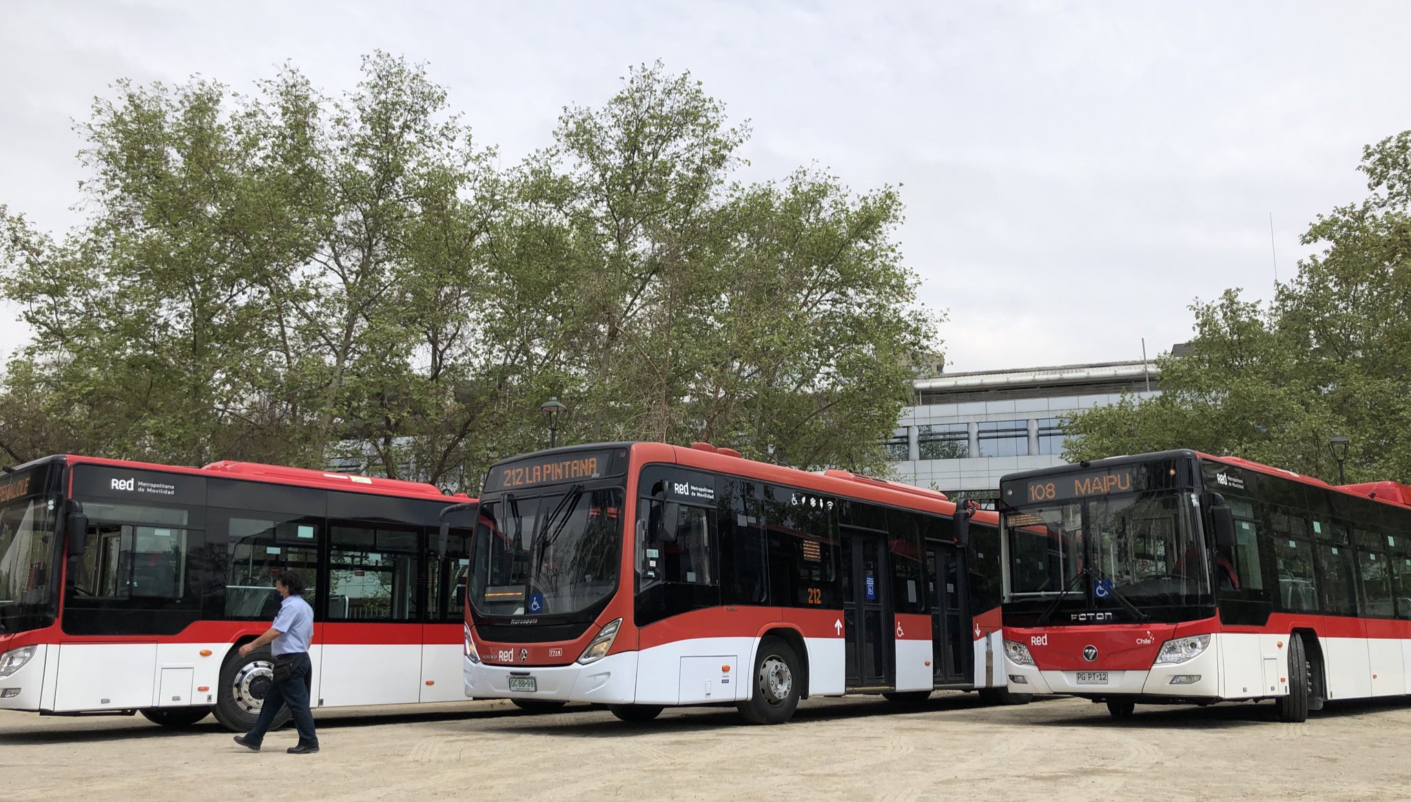 Nueva flota de buses eléctricos