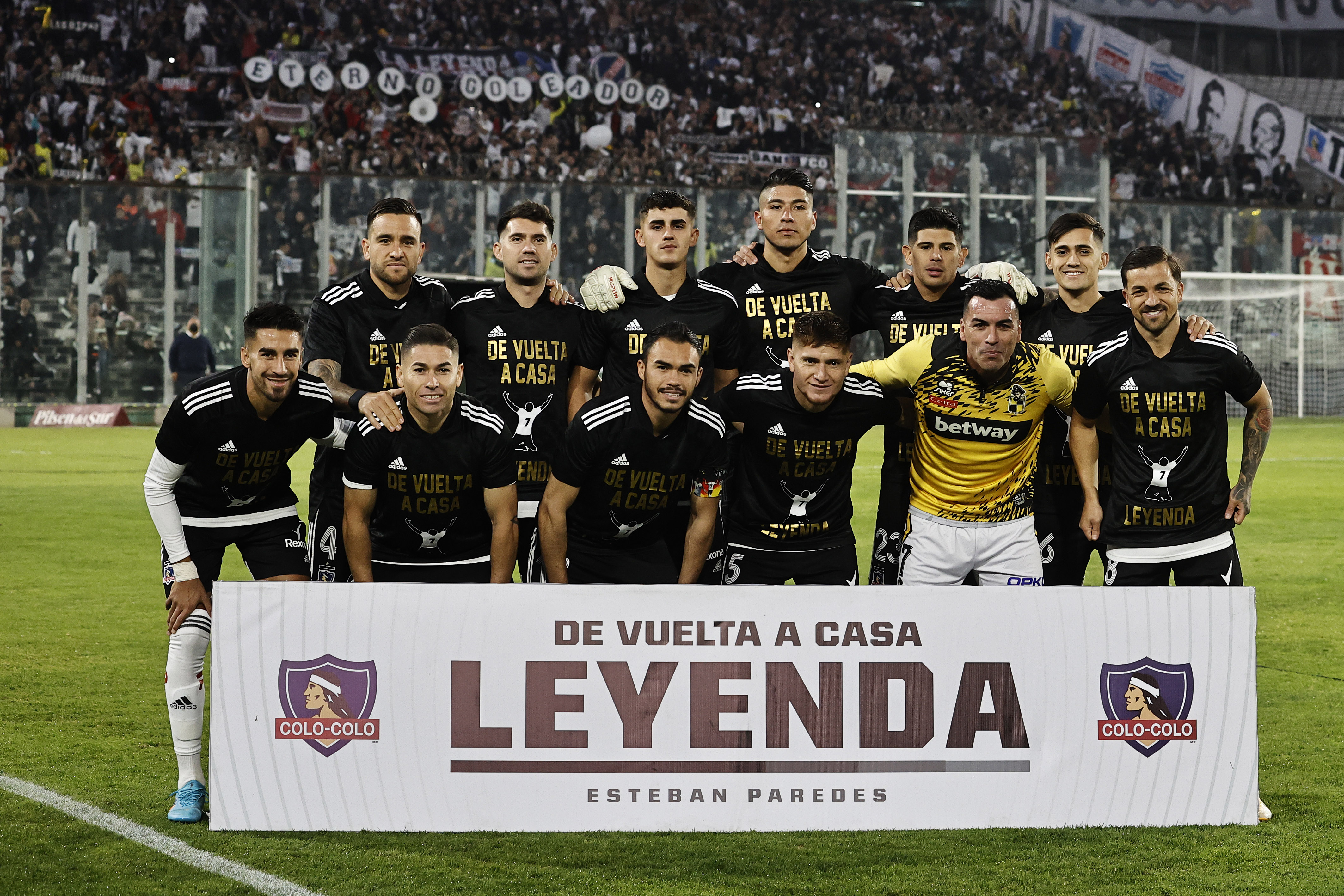 Formacion de Colo coló  durante el partido valido por la décimo tercera fecha del Campeonato PlanVital 2022, entre Colo Colo vs Coquimbo Unido, en el estadio Monumental.

 FOTO: KARIN POZOAGENCIAUNO