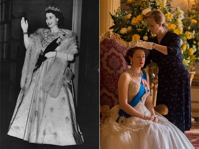 Reviviendo los vestidos de la reina Isabel II - La Tercera