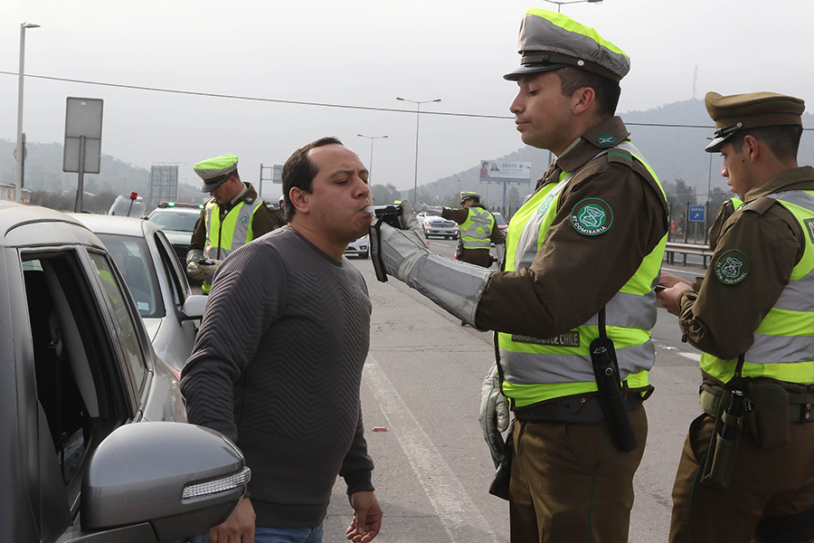 Control de Alcotest y narcotest en carreteras