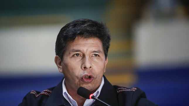 El gobernante peruano Pedro Castillo participó en un Consejo de Ministros Descentralizado realizado en Cusco. Foto: Presidencia Perú.