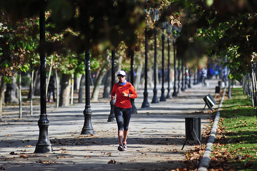 Deporte en el Parque Forestal