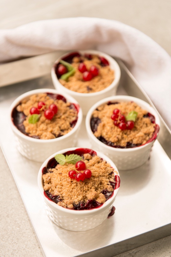 crumble de berries