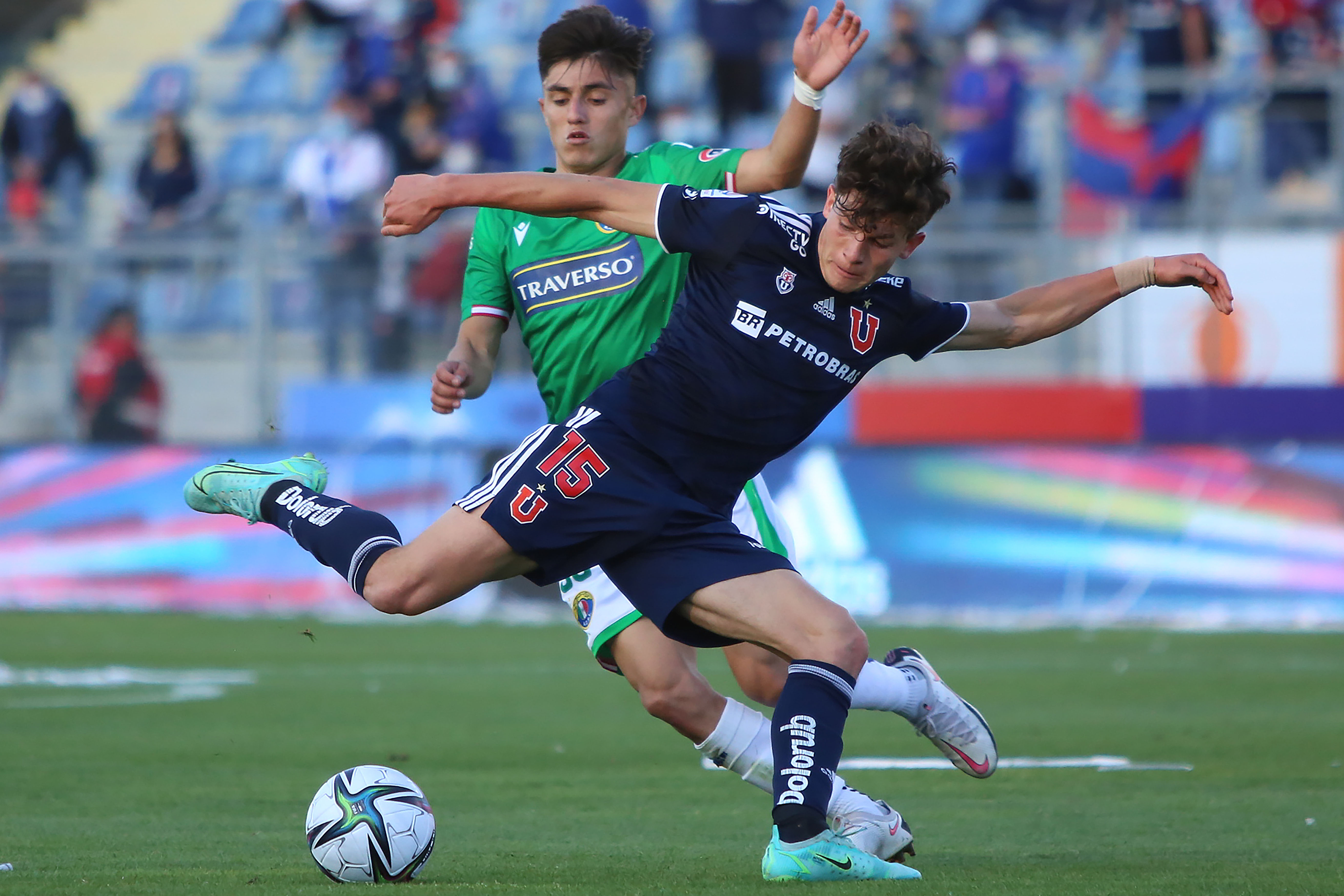 15 DE OCTUBRE DE 2021/RANCAGUA
Partido válido por el Campeonato Nacional AFP PlanVital 2021, entre Universidad de Chile y Audax Italiano, disputado en el Estadio El Teniente.
FOTO: BYRON PEREZ/AGENCIAUNO