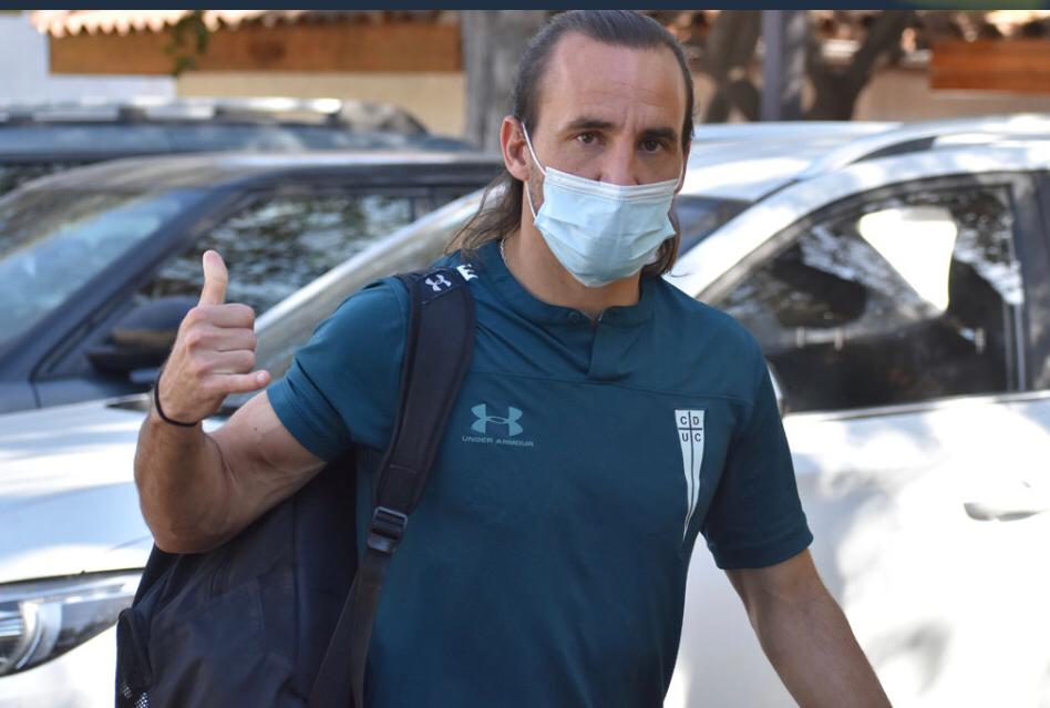 José Pedro Fuenzalida en la previa al viaje a Montevideo.