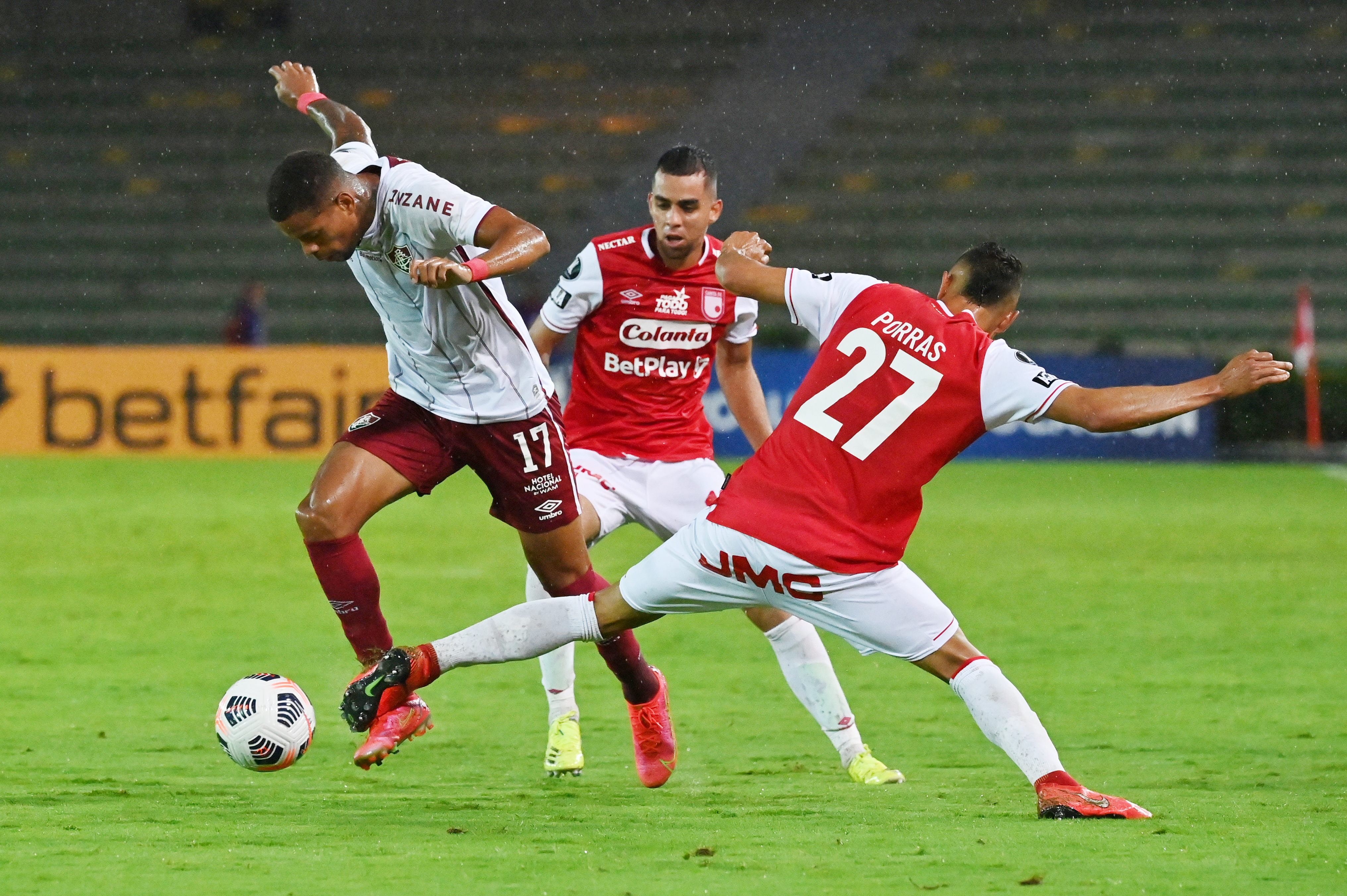 El partido entre Junior y Fluminense no se podrá disputar en Barranquila. Anteriormente, los brasileños sí habían podido jugar ante Independiente de Santa Fe, en Colombia.