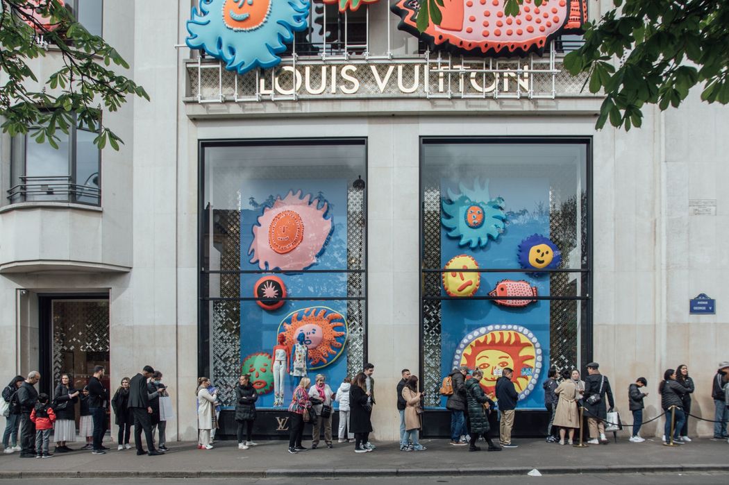 Louis Vuitton 100 % Genuino Abrigo De Hombre Letra Bordado