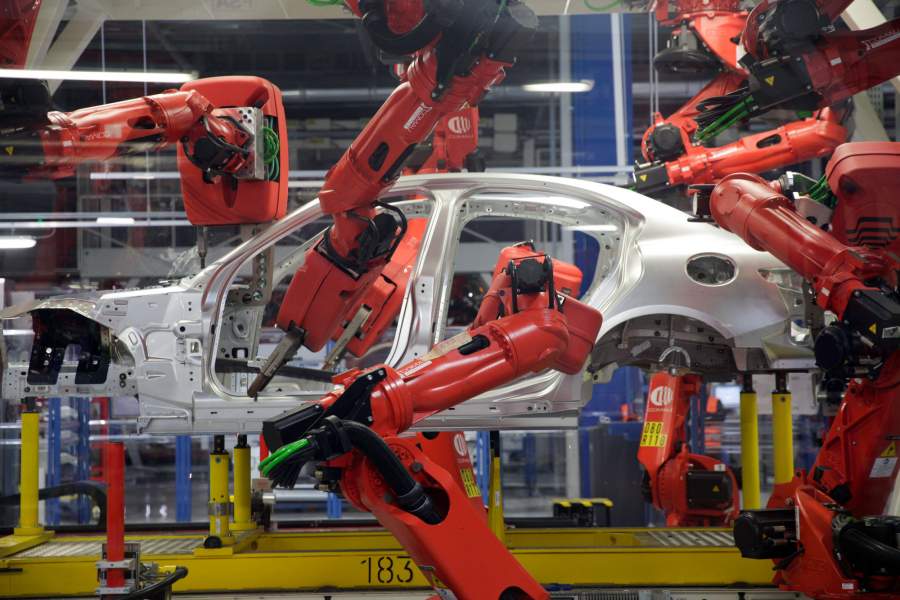 Alfa Romeo Manufacturing At Fiat Chrysler Automobiles NV Assembly Plant