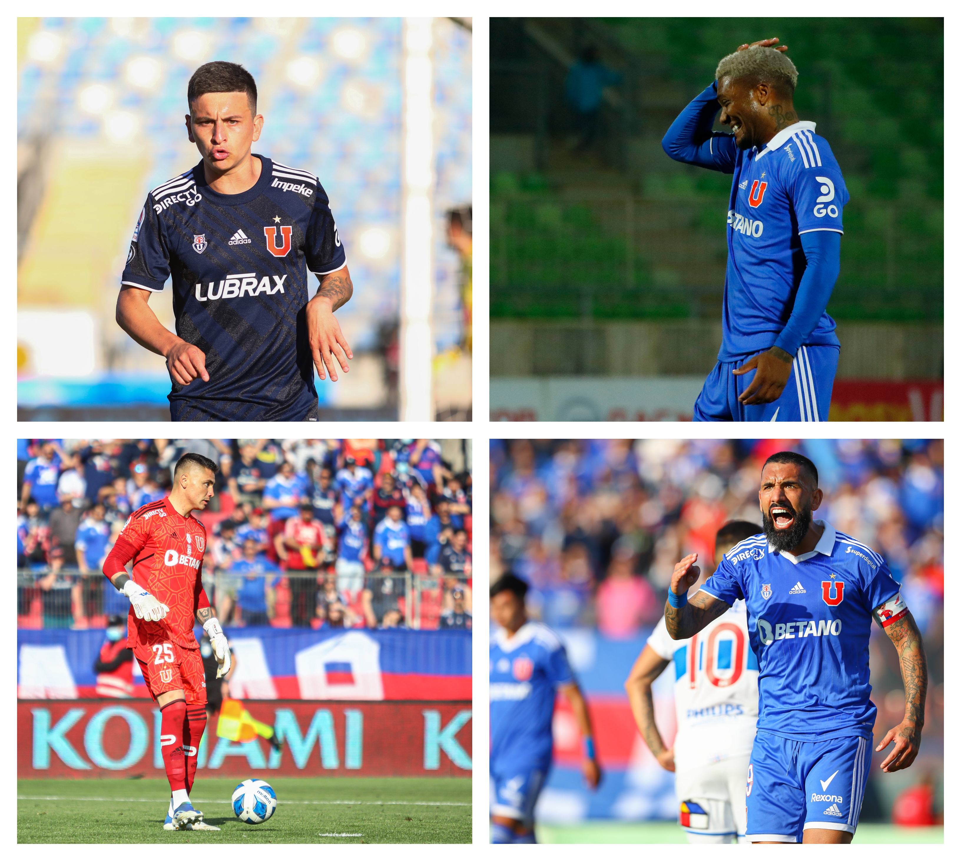 Pablo Aránguiz, Junior Fernandes, Cristóbal Campos y Ronnie Fernández han protagonizado las indisciplinas de la U.