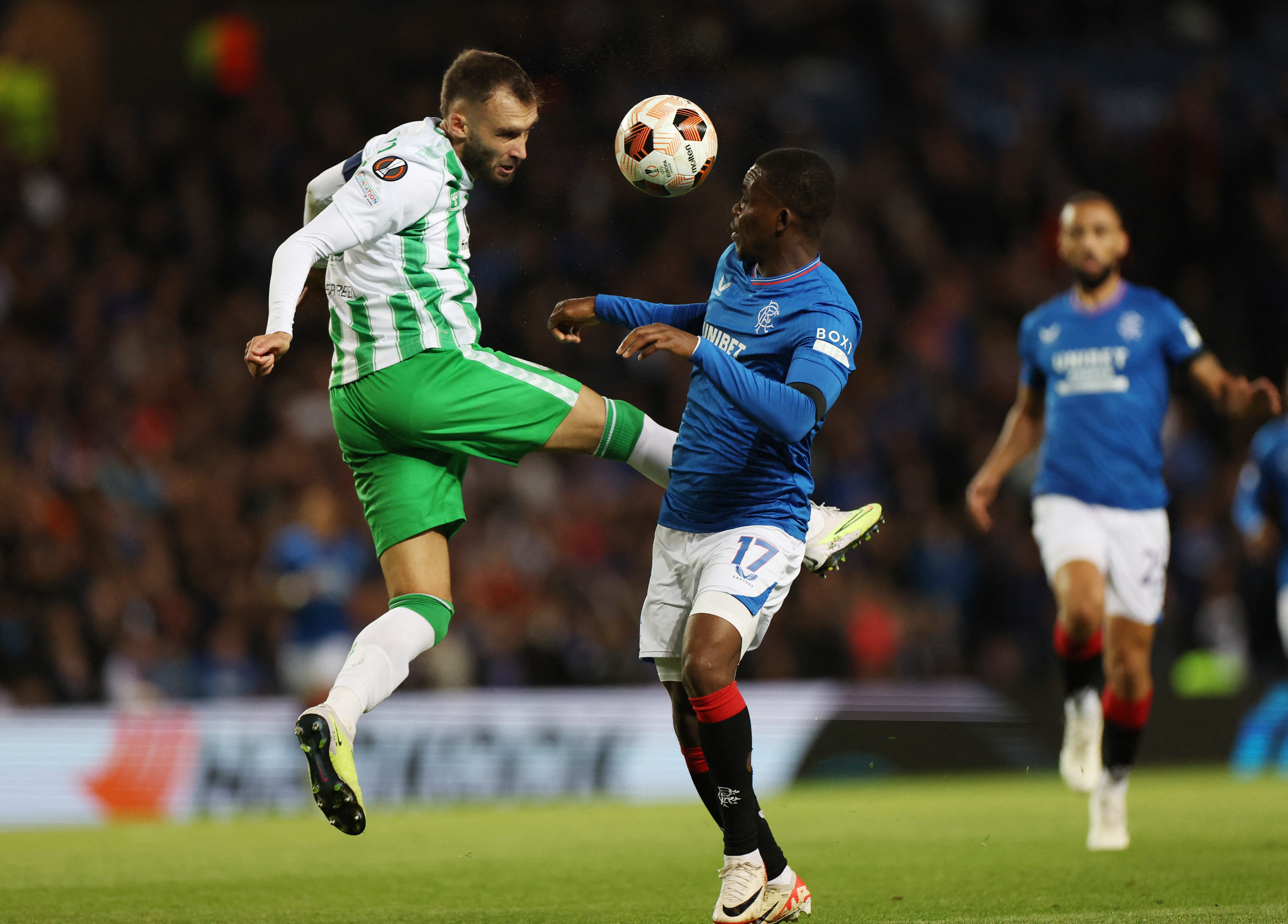 Betis contra rangers clasificación