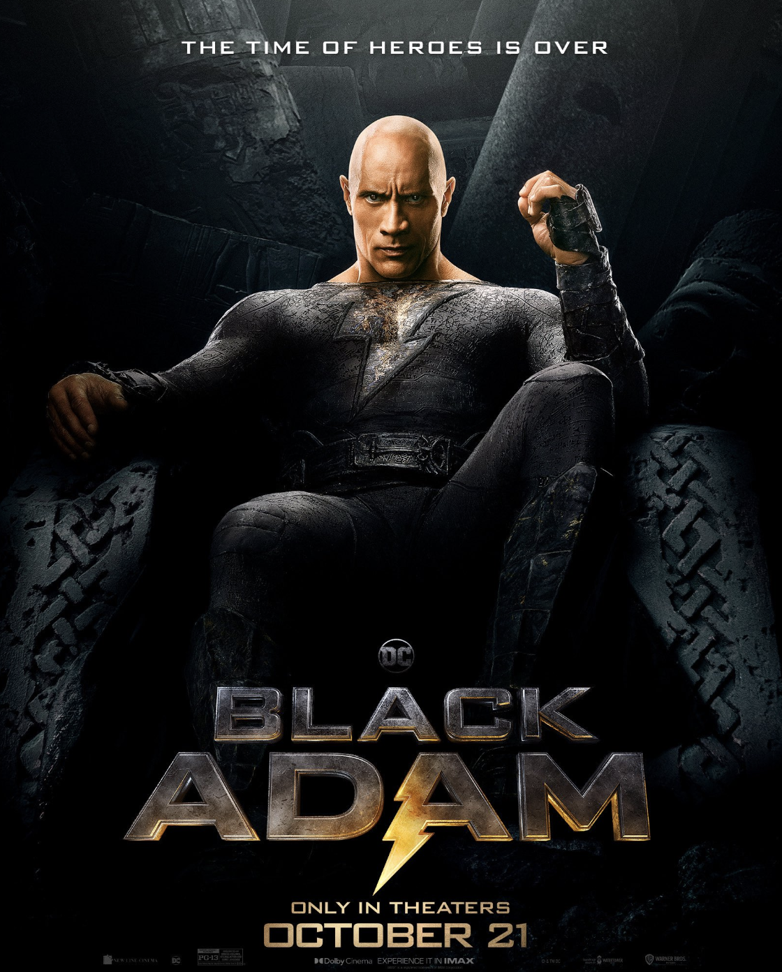 Black Adam advierte que “el tiempo para los héroes ha ...