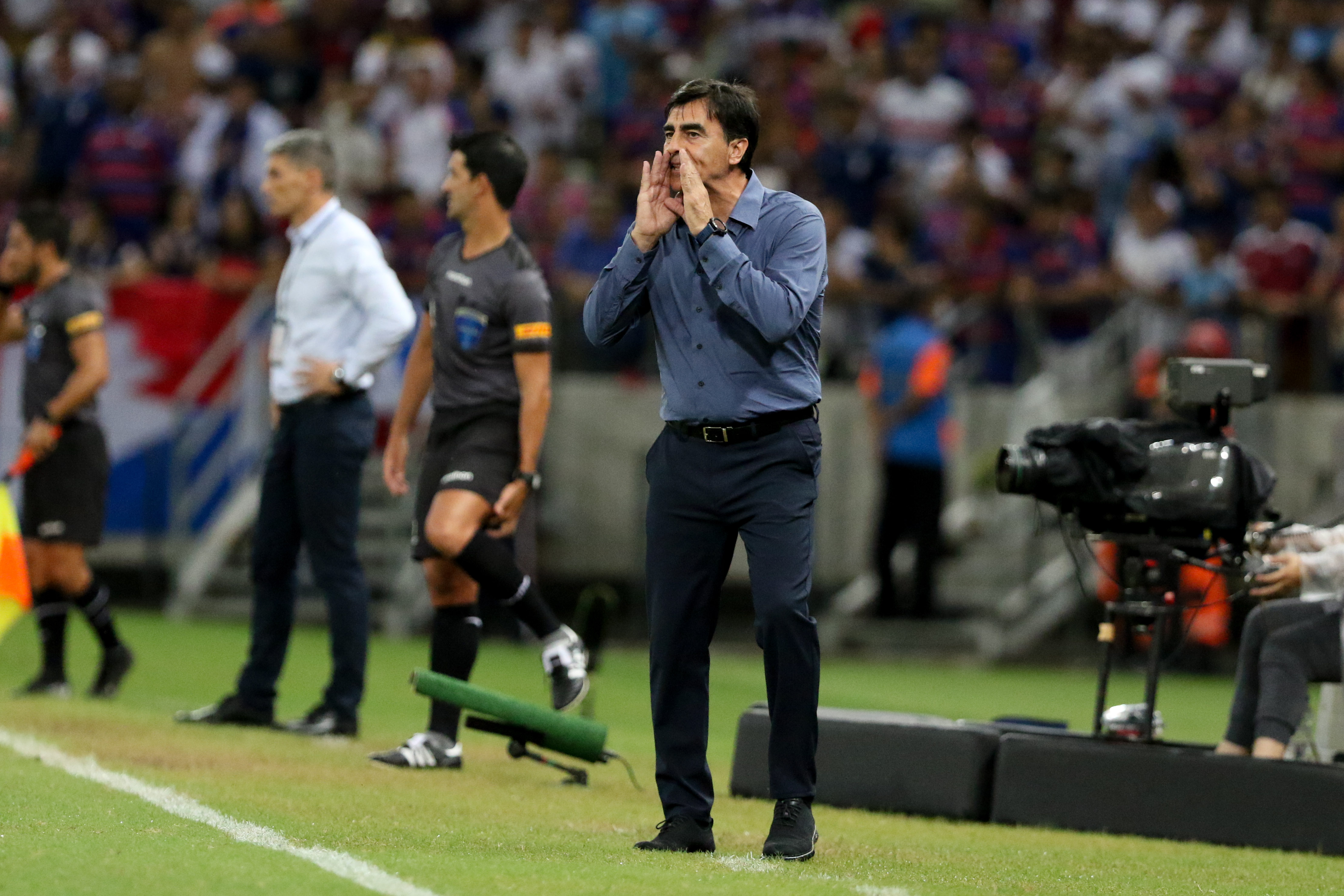 07 DE ABRIL DE 2022/FORTALEZA, BRASIL
El director tecnico de Colo Colo, Gustavo Quinteros, durante el partido válido por el grupo F de la Copa Conmebol Libertadores 2022, entre Fortaleza de Brasil y Colo Colo, disputado en el Estadio Castelão.
FOTO: STAFF IMAGES/CONMEBOL via AGENCIAUNO