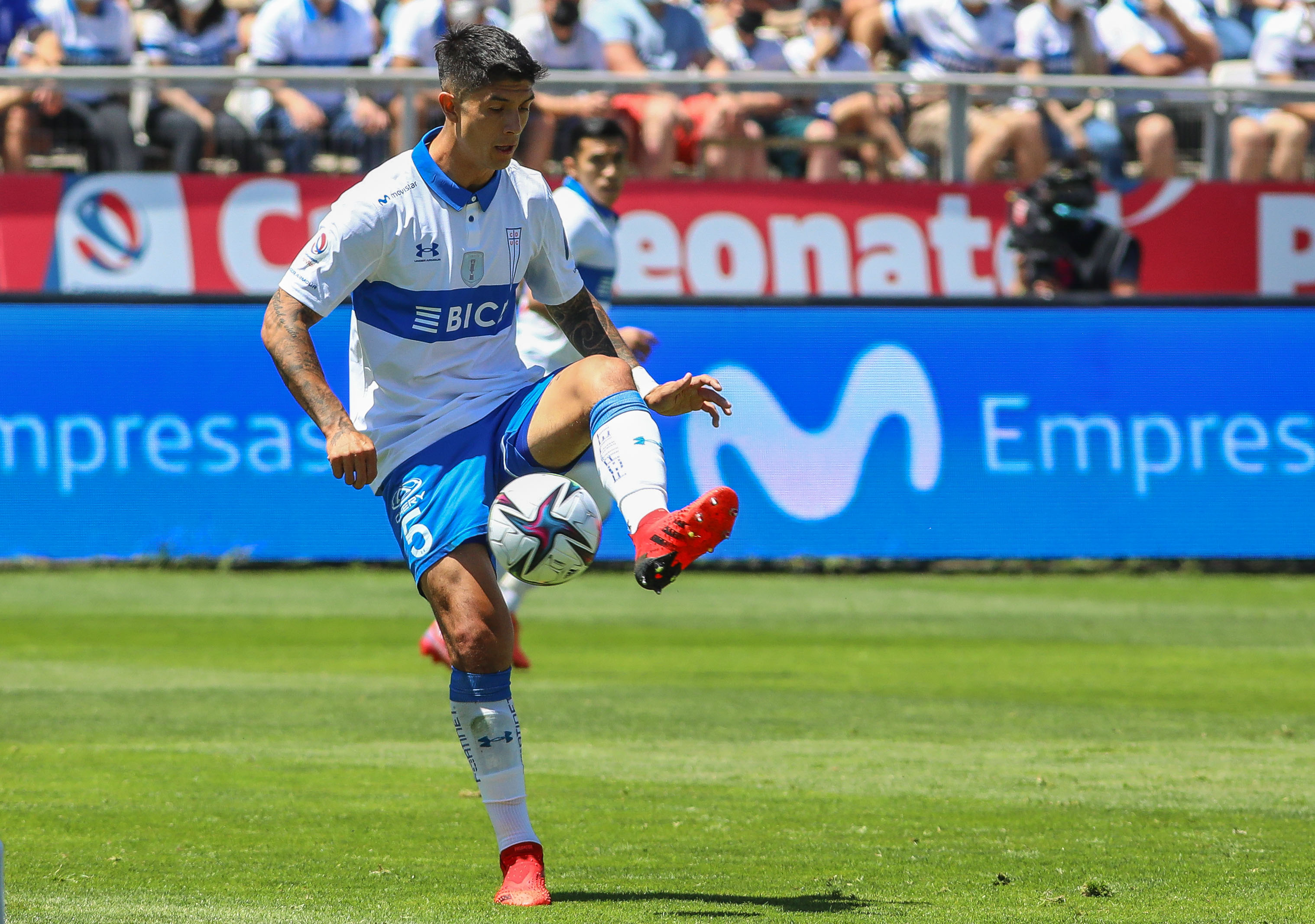 Valber Huerta, defensa de Universidad Católica, se refirió al próximo partido ante Huachipato.