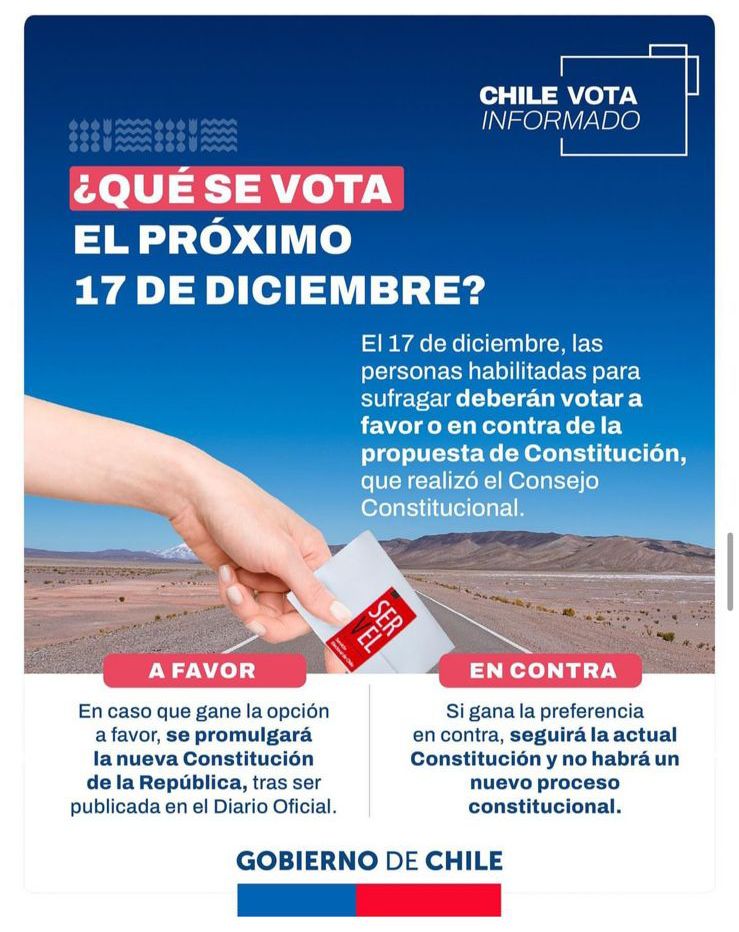 21 razones para votar en contra de la propuesta aprobada en el Consejo  Constitucional « Diario y Radio Universidad Chile