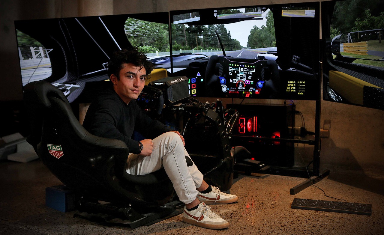 Nico Pino, joven piloto chileno.