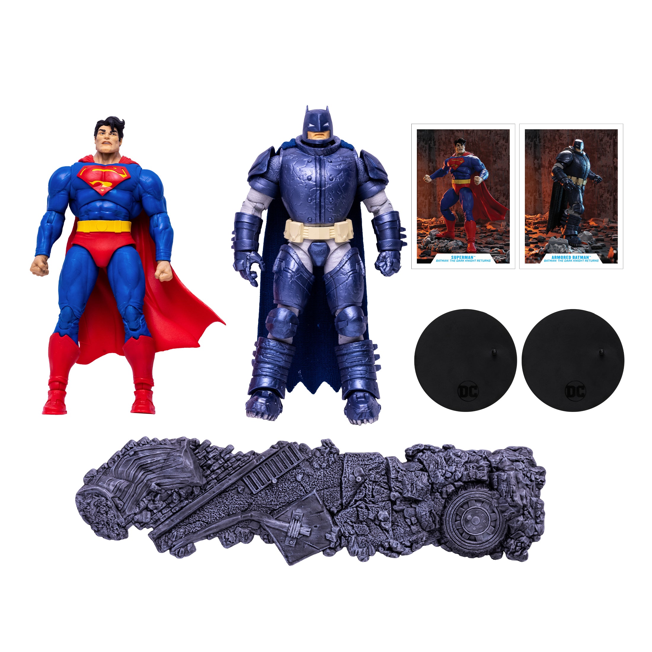 Inmortalicen la batalla entre Batman y Superman con un nuevo pack de  figuras de The Dark Knight Returns - La Tercera