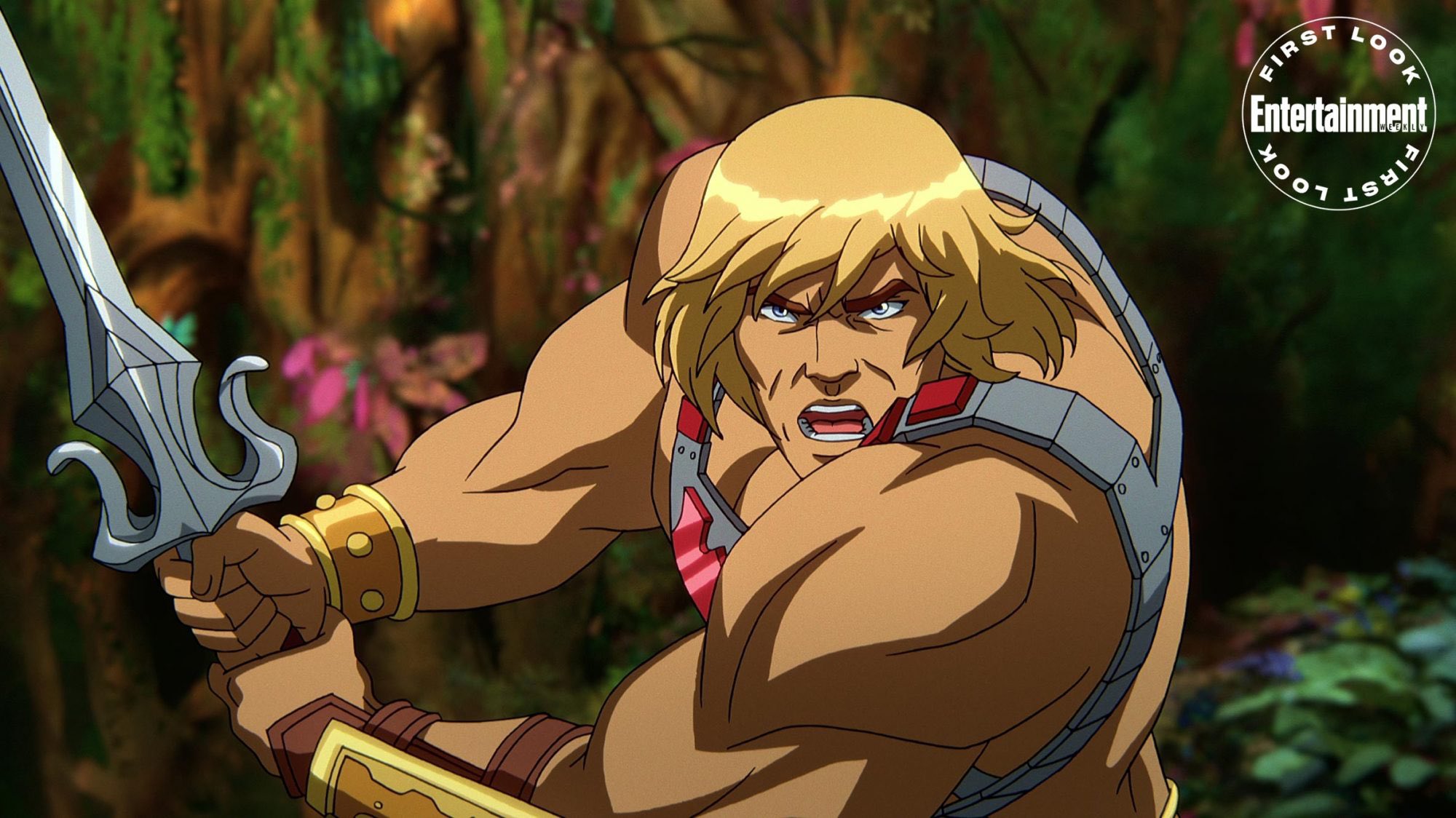 He-man-Amos del Universo espada de alimentación-Serie Animada-Nuevo en la acción 