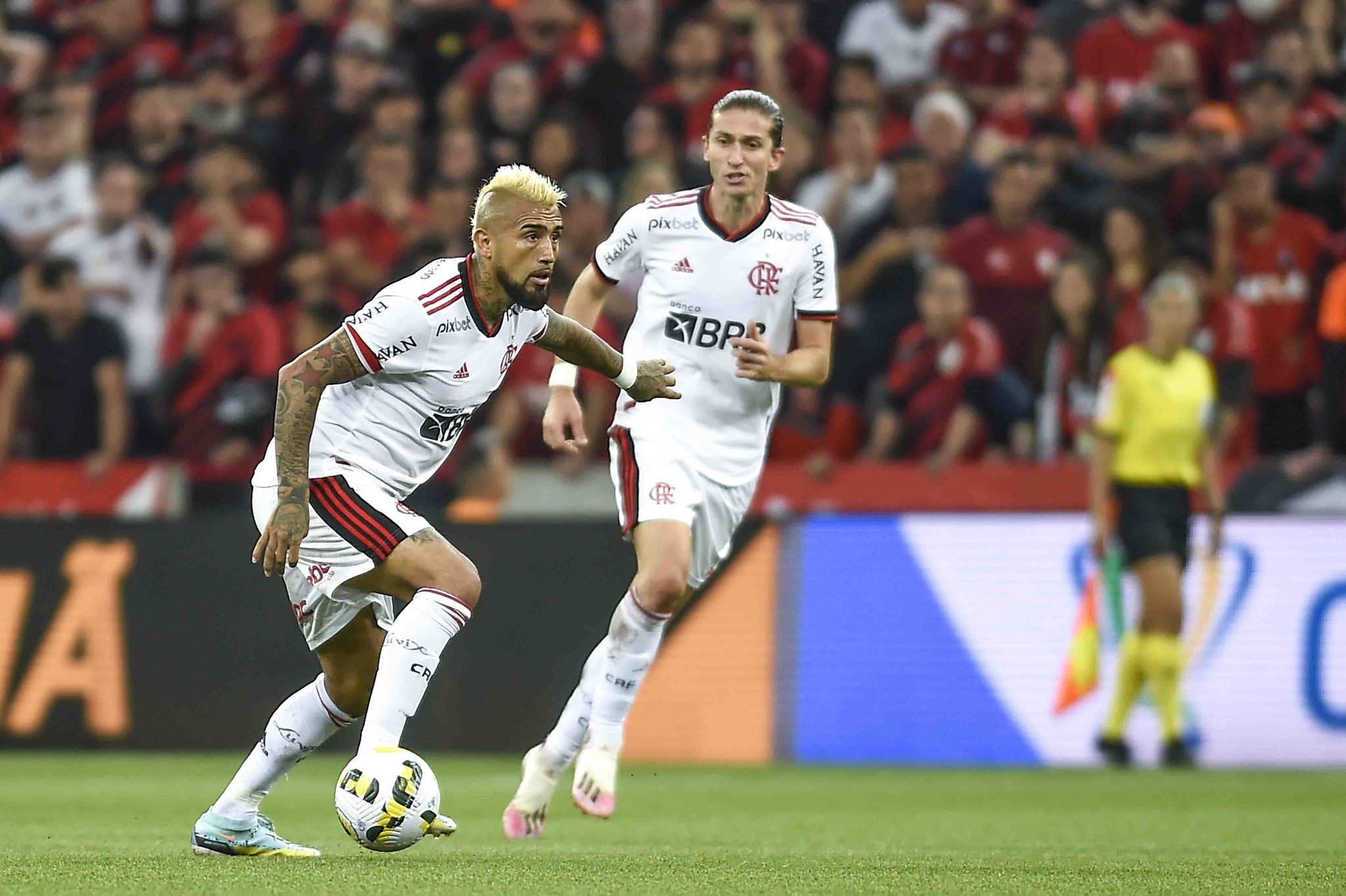 Arturo Vidal sumó elogios en su actuación como titular en la Copa de Brasil.