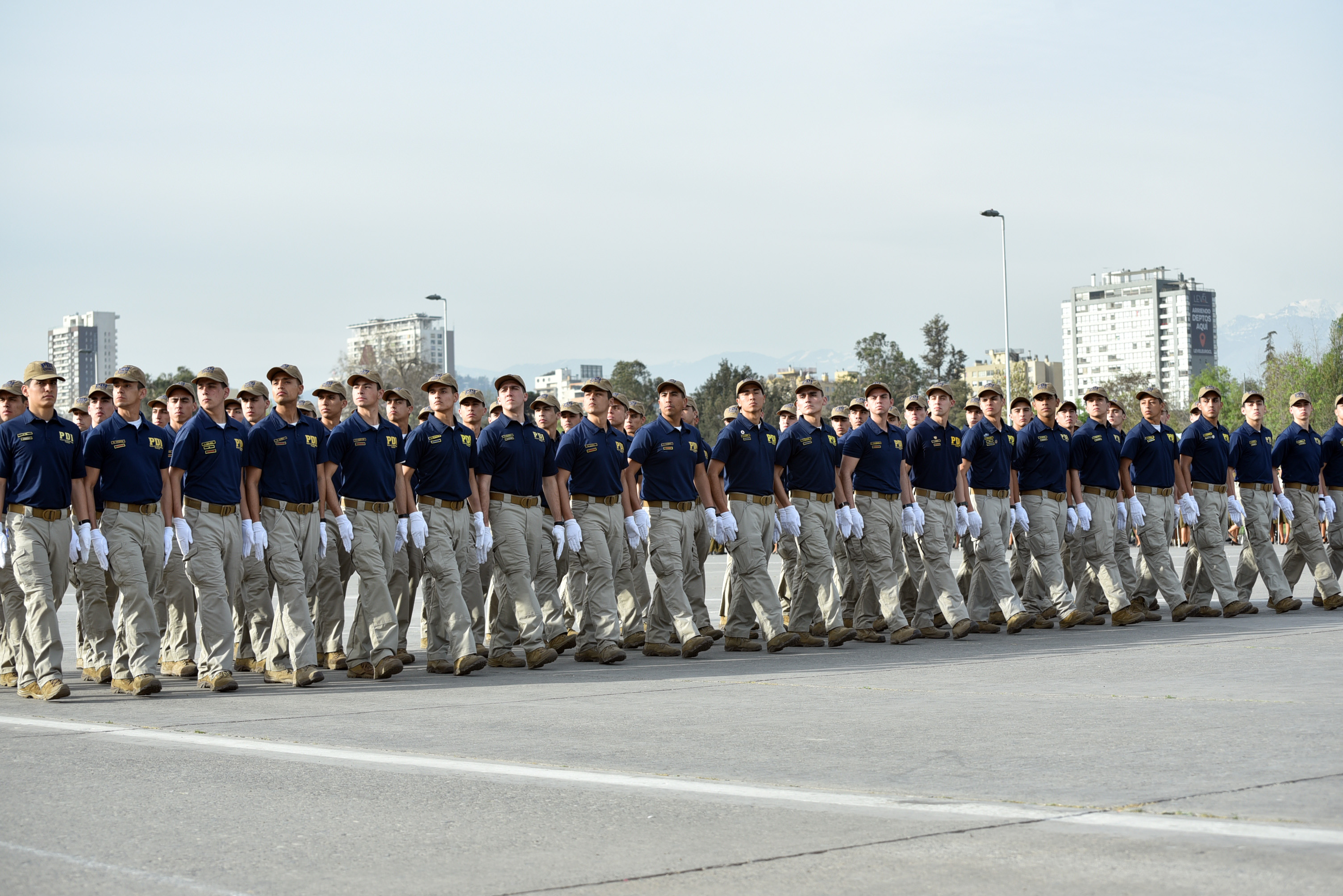 Desfile de la PDI