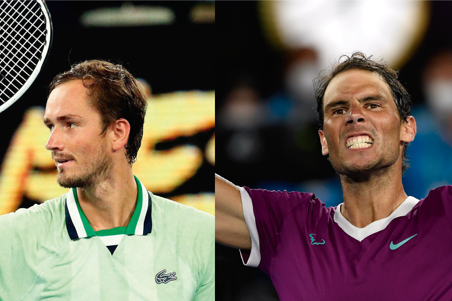 Medvedev y Nadal buscan la gloria en Australia.